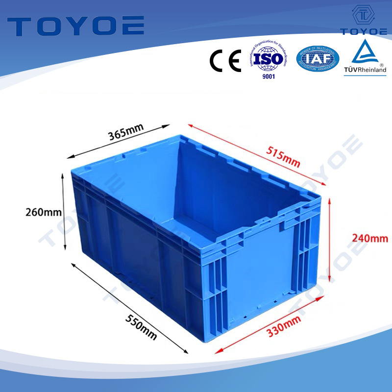 Blue HP Plastic Crates Are Suitable for Transporting Precision Instrument Parts