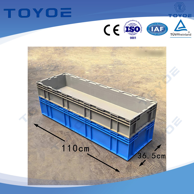 Blue HP Plastic Crates Are Suitable for Transporting Precision Instrument Parts