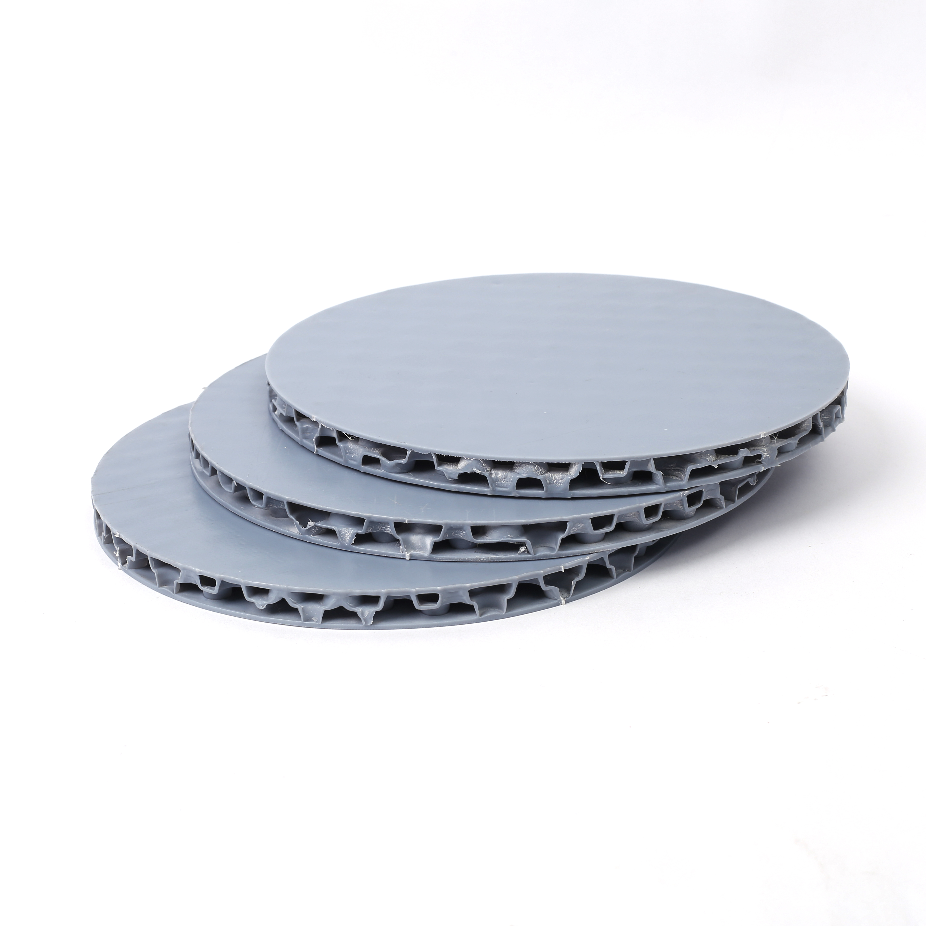 Grey honeycomb panel