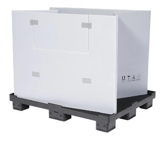 foldable plastic pallet box